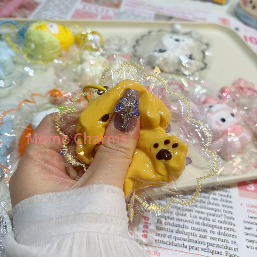 Cute Yellow Puppy Taba Squishy Toy