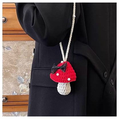 Handmade Cute Mini Crochet Bag, Artisan Knit Earbud Pouch, Custom Color Small Purse for Women, Unique Handmade Accessory
