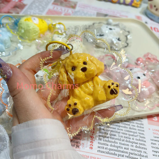 Cute Yellow Puppy Taba Squishy Toy