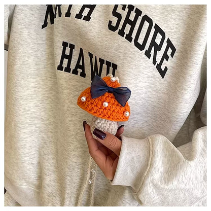 Handmade Cute Mini Crochet Bag, Artisan Knit Earbud Pouch, Custom Color Small Purse for Women, Unique Handmade Accessory