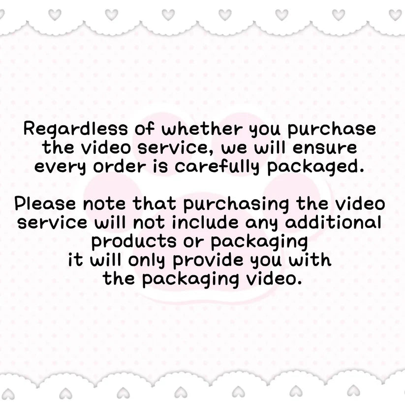 Video recording on Social Media (20 business days)