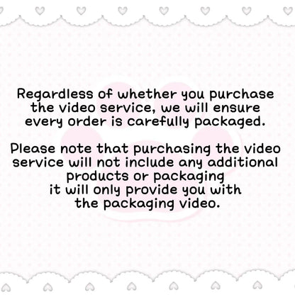 Video recording on Social Media (20 business days)