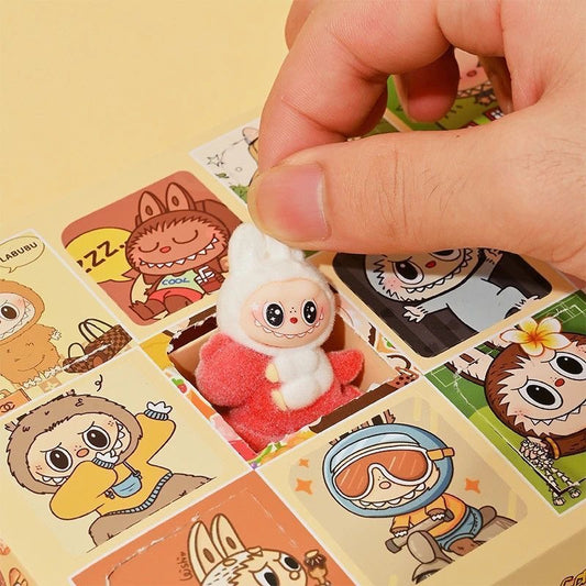 Labu Labu Blind Box - 12 Holes Mystery Surprise Bag, Hanging Pendant Keychain for Kids, Student Prizes, Teacher Rewards & Party Favors
