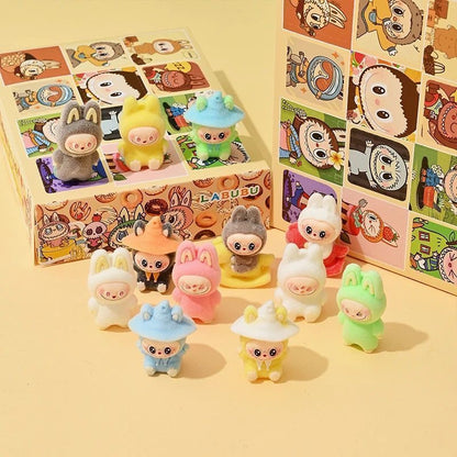 Labu Labu Blind Box - 12 Holes Mystery Surprise Bag, Hanging Pendant Keychain for Kids, Student Prizes, Teacher Rewards & Party Favors