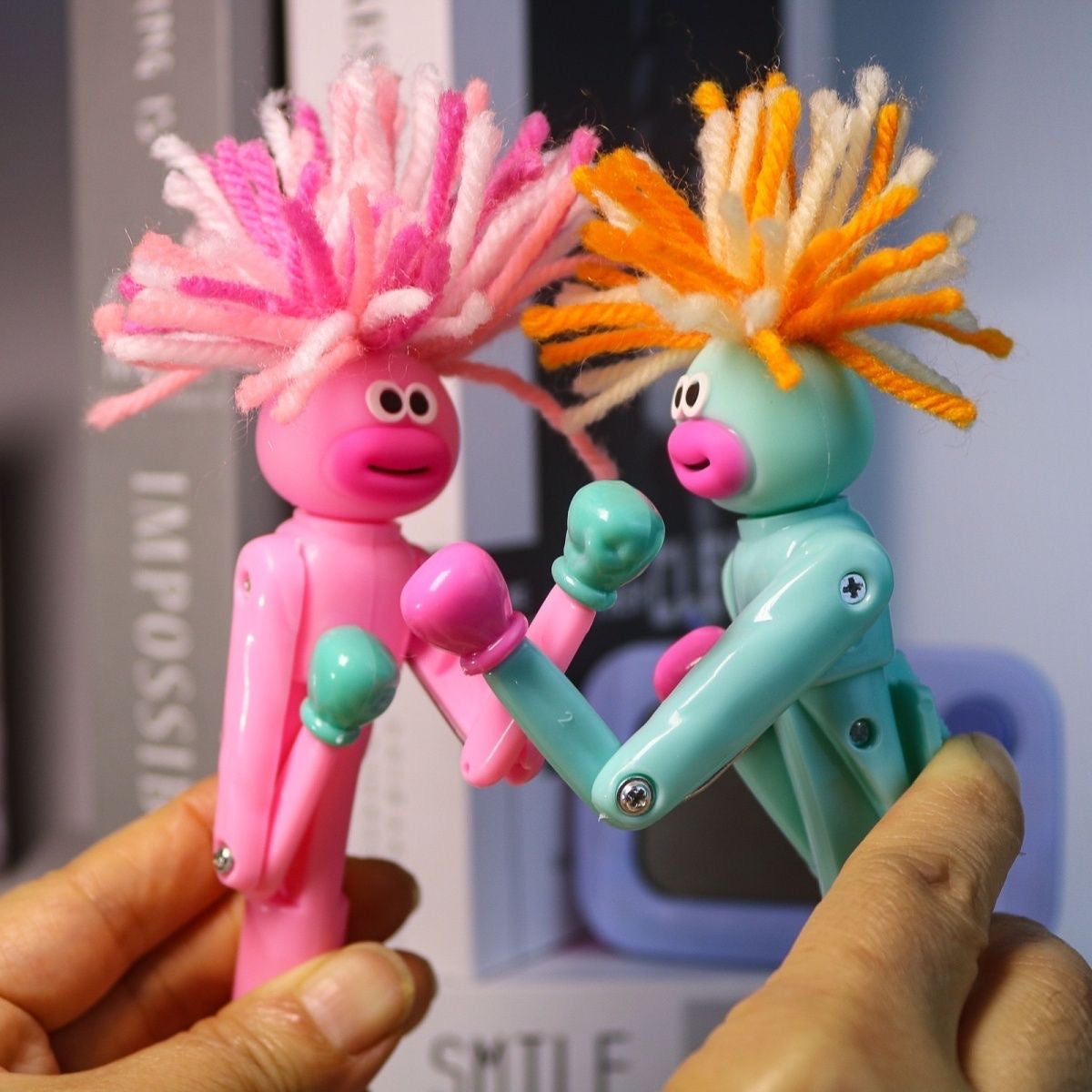 Cute Fidget Boxer Pen Set - Fun Stress Relief Toy & Unique Cartoon Pen for School, Office Gifts