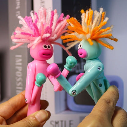 Cute Fidget Boxer Pen Set - Fun Stress Relief Toy & Unique Cartoon Pen for School, Office Gifts