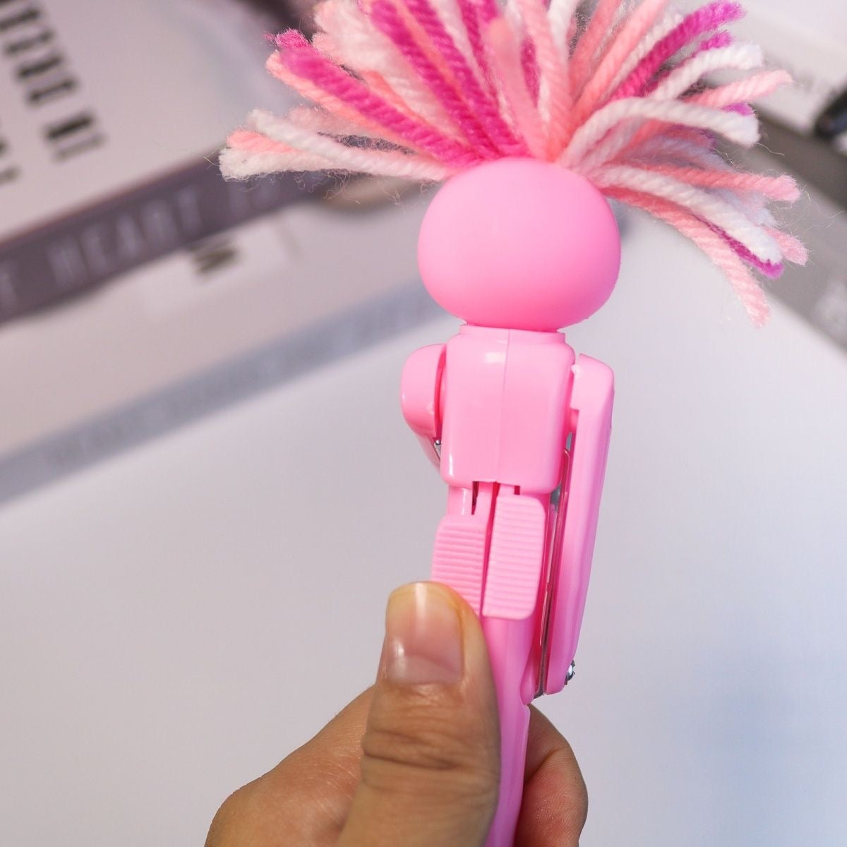 Cute Fidget Boxer Pen Set - Fun Stress Relief Toy & Unique Cartoon Pen for School, Office Gifts