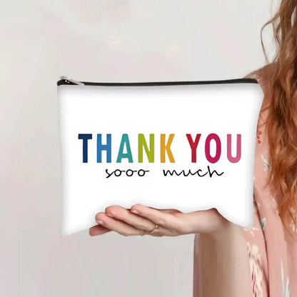 3 mixed sets -TikTok Viral Makeup Bag 🦋 Floral Print Canvas Cosmetic Pouch, Women's Toiletry Organizer & Stylish Pencil Case