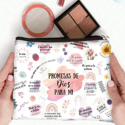 3 mixed sets -TikTok Viral Makeup Bag 🦋 Floral Print Canvas Cosmetic Pouch, Women's Toiletry Organizer & Stylish Pencil Case