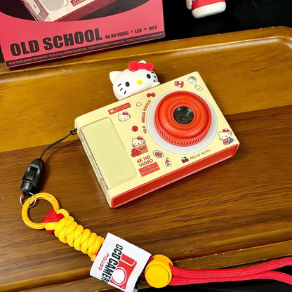 Dual Lens Hello Kitty Digital Camera, Retro Vintage Photo Camera with 2.0" Screen, Cute Travel & Birthday Gift for Girls Friends Students