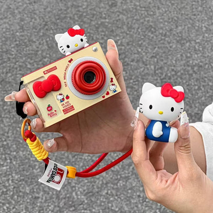 Dual Lens Hello Kitty Digital Camera, Retro Vintage Photo Camera with 2.0" Screen, Cute Travel & Birthday Gift for Girls Friends Students