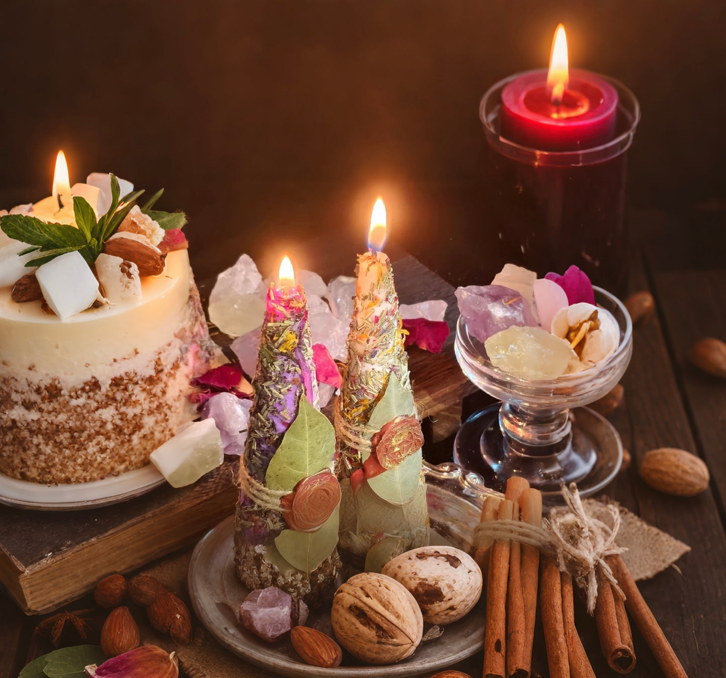 Handmade Scented candles and decorative items