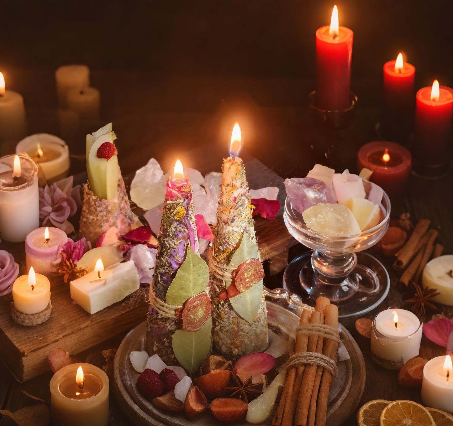 Handmade Scented candles and decorative items