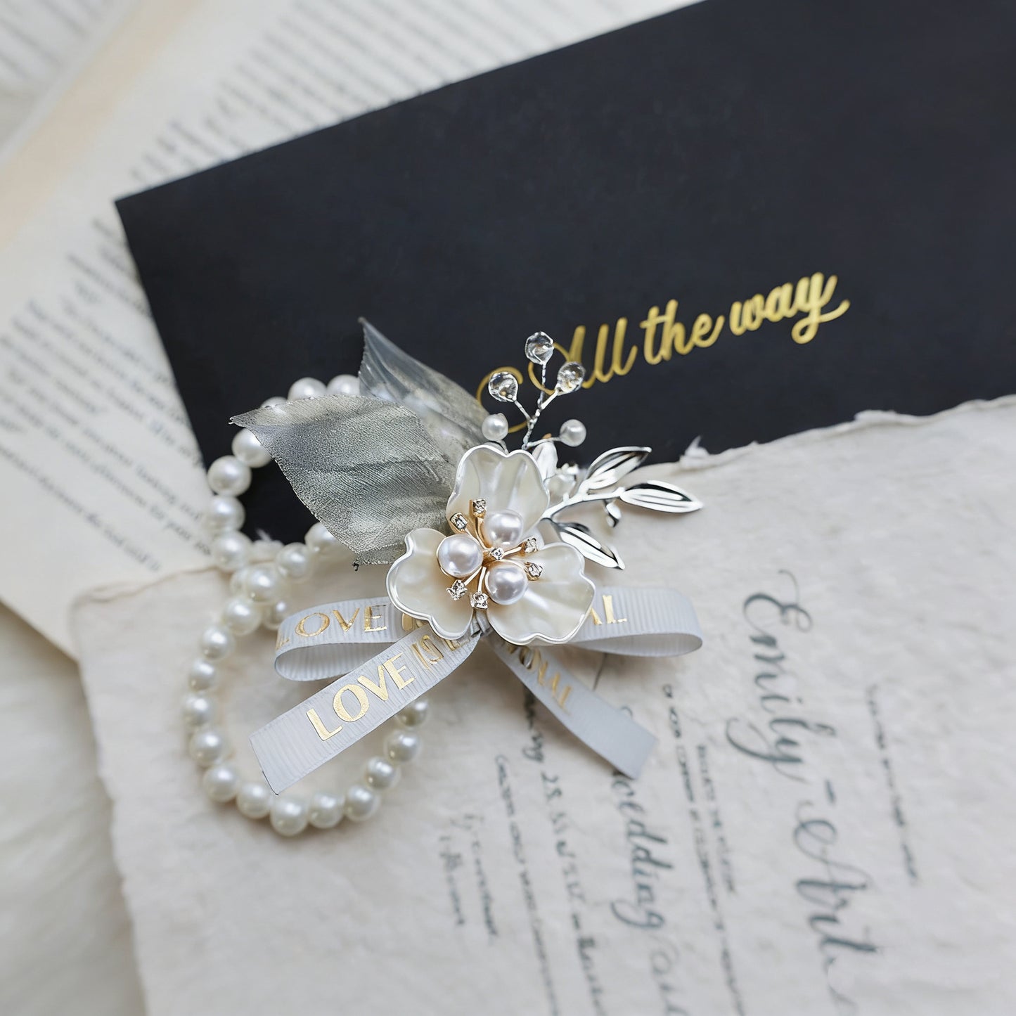 Bridesmaid wristbands,