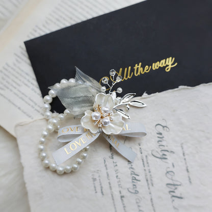 Bridesmaid wristbands,