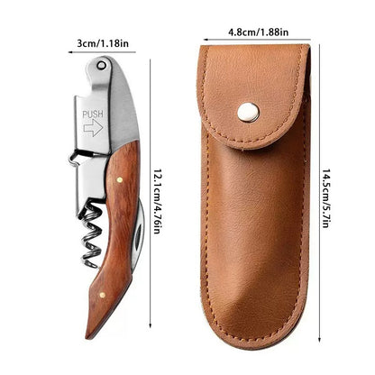 Customized wine bottle opener with engraved logo